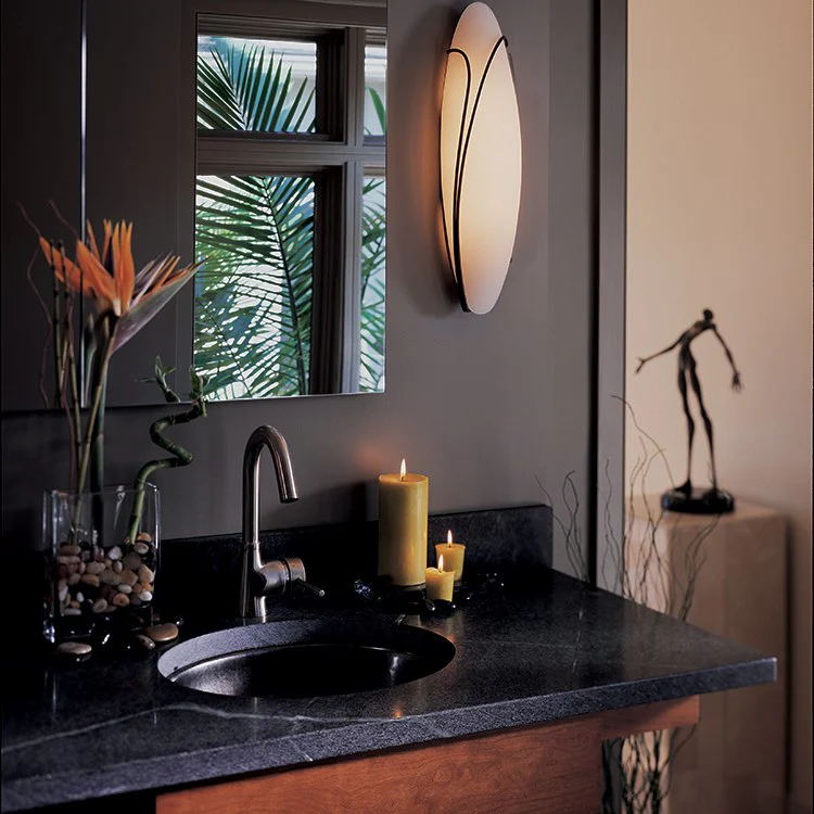 Oval with Reeds Three-Light Wall Sconce - Frankwebs