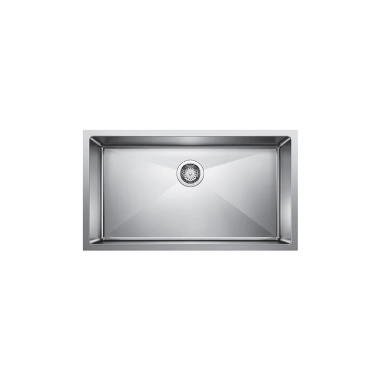 Kitchen Sink Cuvee 32 x 18 Inch Single Bowl R15 Super Single Polished Satin Undermount - Frankwebs