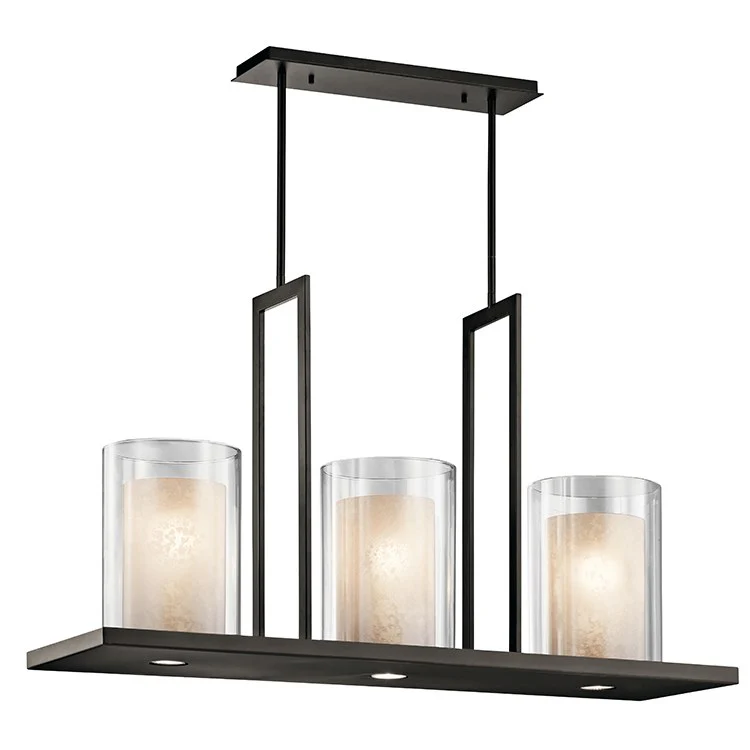Triad Three-Light Linear Chandelier - Frankwebs