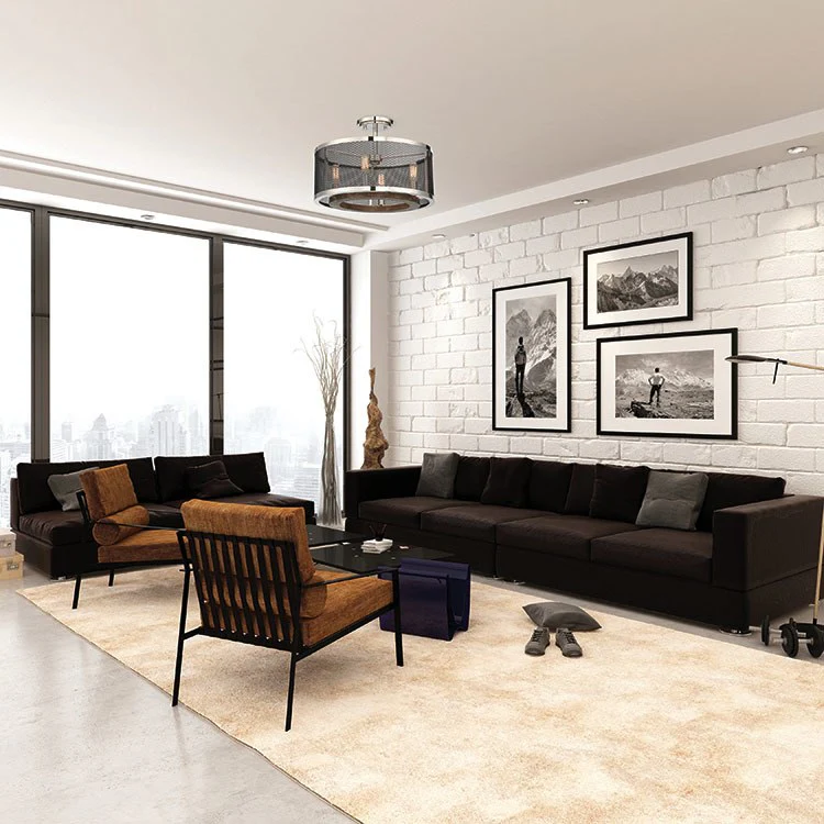 Valcour Four-Light Semi-Flush Mount Ceiling Fixture - Frankwebs