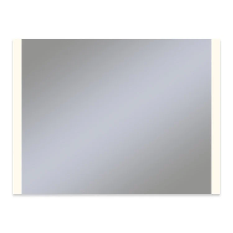 Bathroom Mirror Vitality Edge Lit Light Pattern Flippable Rectangular 48W x 36H Inch Wall Mount Defogger Included and Color Temperature 3000 Kelvin Warm White Light - Frankwebs