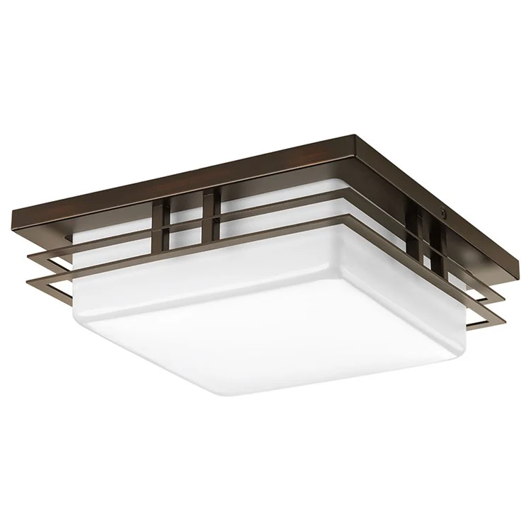 Helm Single-Light Wall/Ceiling LED Flush Mount Light with AC LED Module - Frankwebs