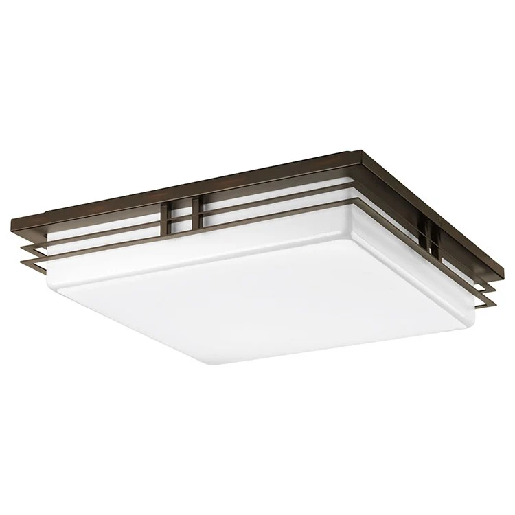 Helm Three-Light Ceiling/Wall LED Flush Mount Light with AC LED Module - Frankwebs