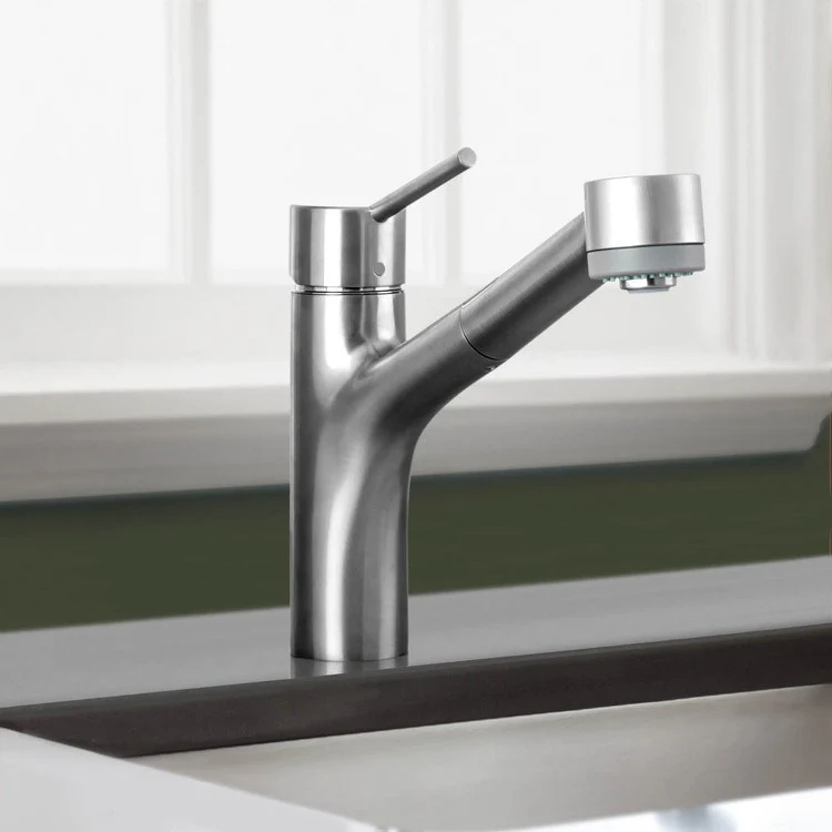 Talis S Single Handle Pull Out Kitchen Faucet - Frankwebs