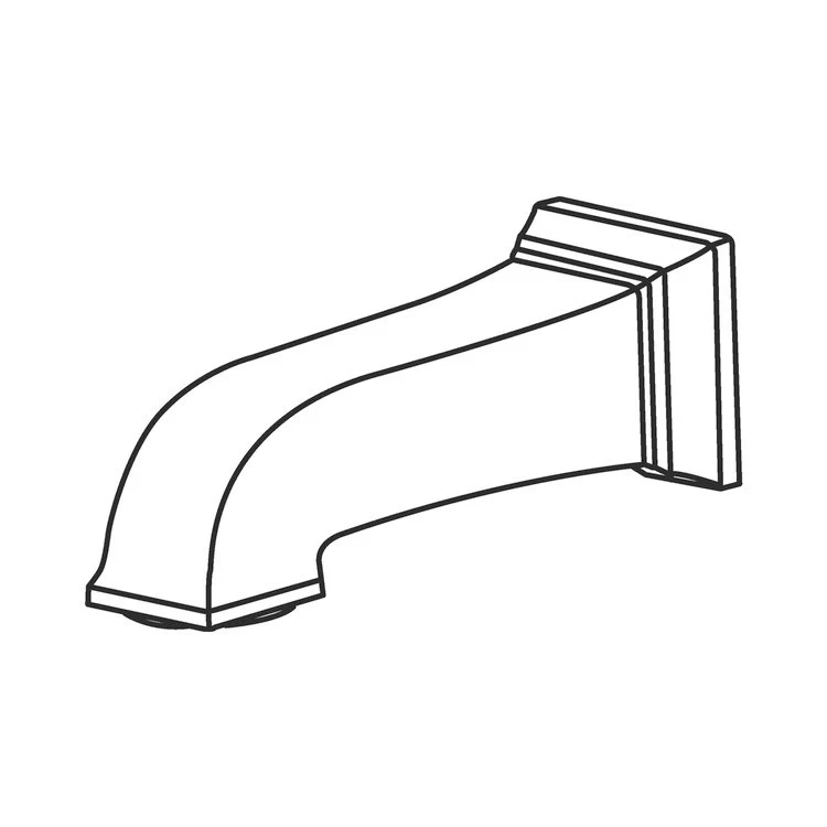 Town Square S Tub Spout without Diverter - Legacy Bronze - Frankwebs