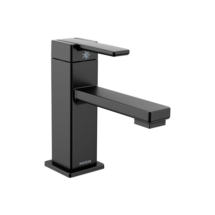 Lavatory Faucet 90 Degree 1 Lever ADA WaterSense Matte Black 1.2 Gallons per Minute - Frankwebs