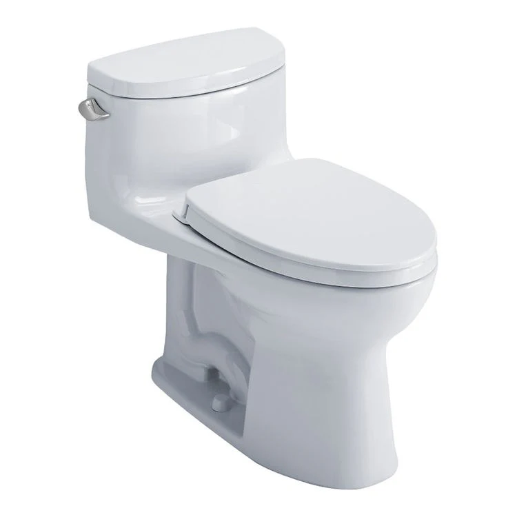 Toilet Supreme ll 1 Pieces Universal Height Washlet Ready Sedona Beige Elongated ADA 25-5/8 Inch 1.28 Gallons per Flush Left Hand Chrome Soft Close - Frankwebs