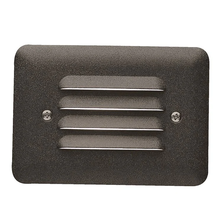 Single-Lamp Outdoor 3000K LED Mini Step Light with Louvers - Frankwebs