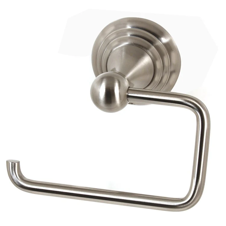 Toilet Paper Holder Embassy Bath Single Post Unlacquered Brass 5-1/2 Inch 3-1/4 Inch Wall Mount - Frankwebs