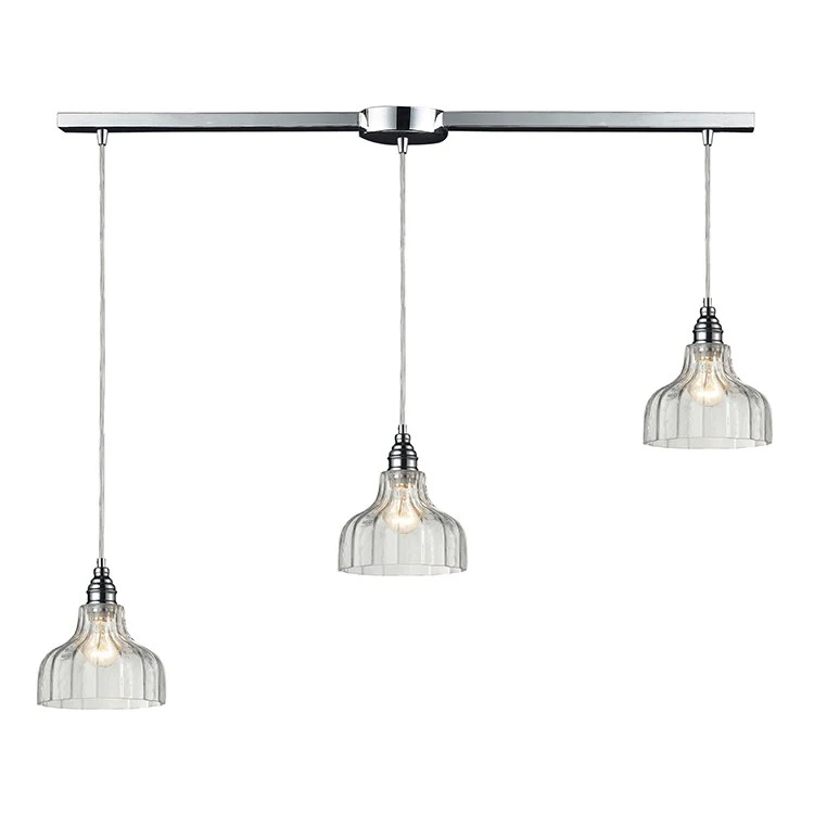Danica Three-Light Linear Pendant - Frankwebs