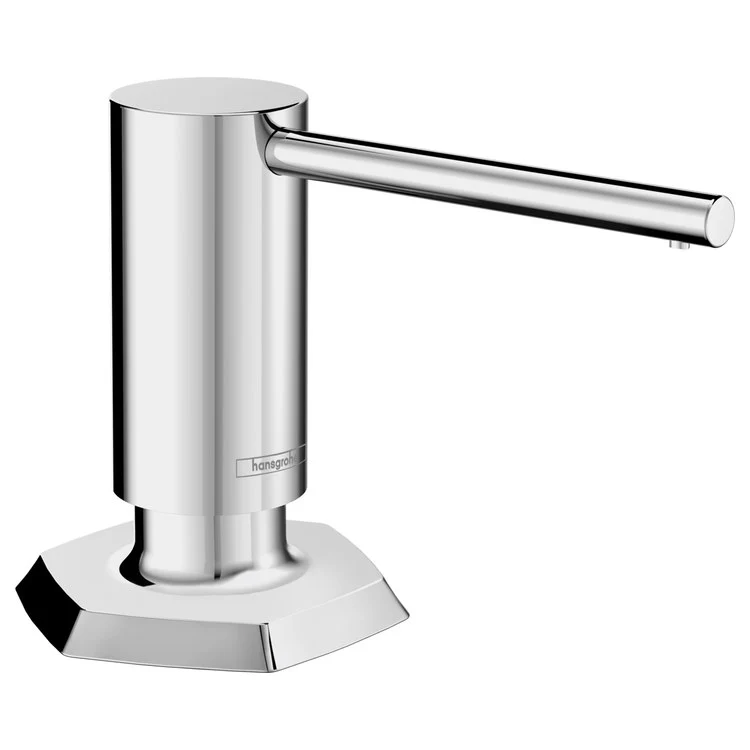 Soap Dispenser Locarno Chrome Deck Mount Plastic Metal Pump 16 Fluid Ounce - Frankwebs
