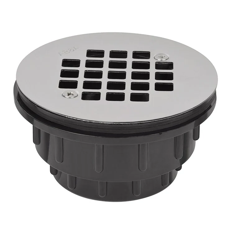 Shower Drain Solvent Weld 2 Inch Stainless Steel ABS - Frankwebs