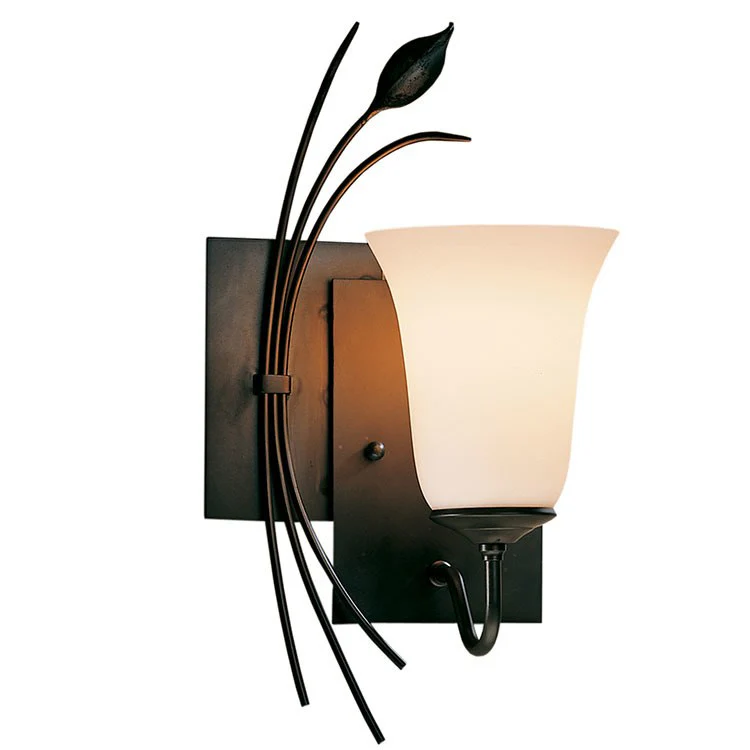 Forged Leaf Single-Light Wall Sconce - Frankwebs