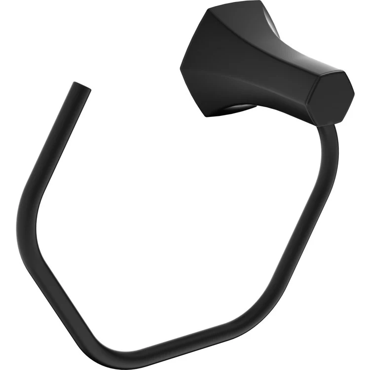 Towel Ring Locarno 7-3/4 Inch Open Polished Nickel Metal 3-1/2 Inch - Frankwebs