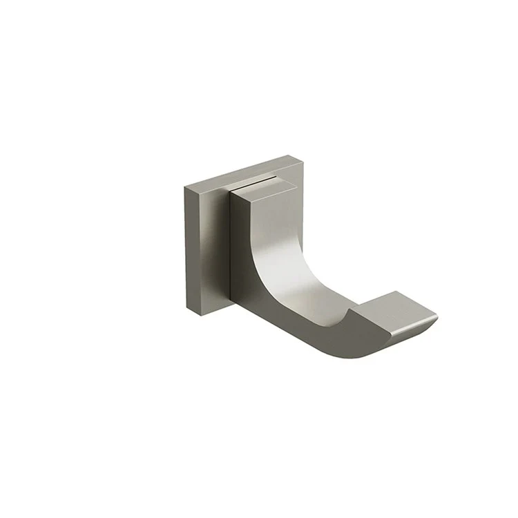 Robe Hook Zendo Brushed Nickel 1-7/8 Inch 3-5/8 Inch Zinc - Frankwebs