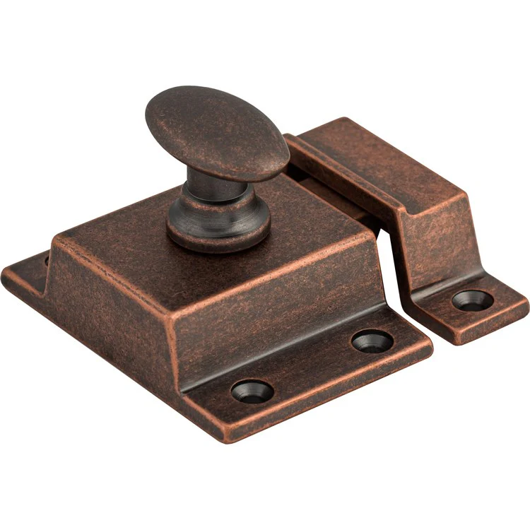 Door Latch Additions Cabinet Antique Copper 2 x 2 x 1/2 Inch Zinc Alloy - Frankwebs