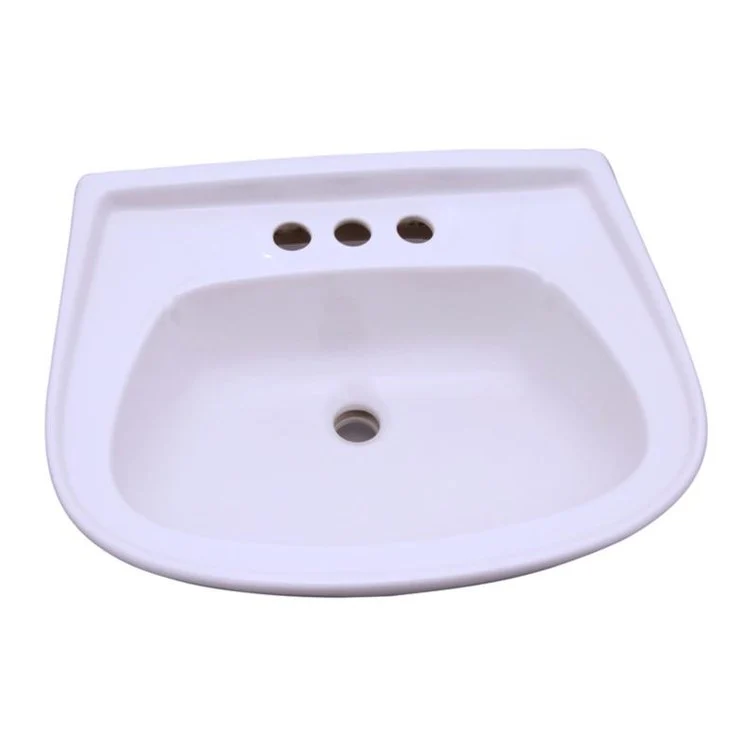 Pedestal Top Hartford 22-7/8 Inch Bisque 4 Inch Spread Vitreous China - Frankwebs