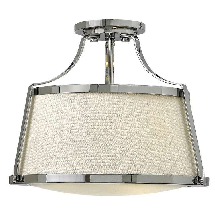 Charlotte Three-Light Semi-Flush Mount Ceiling Light - Frankwebs