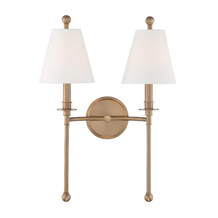 Riverdale Two-Light Wall Sconce - Frankwebs