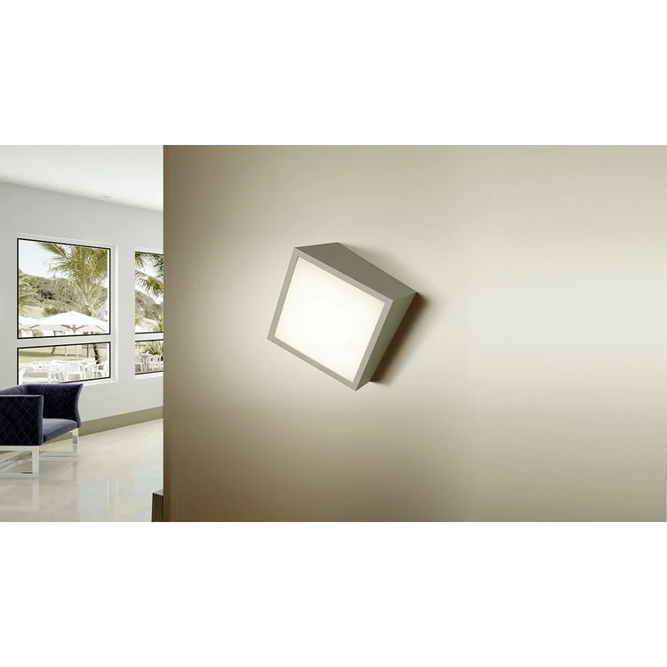 Zeta Single-Light LED Wall Sconce - Satin Nickel - Frankwebs