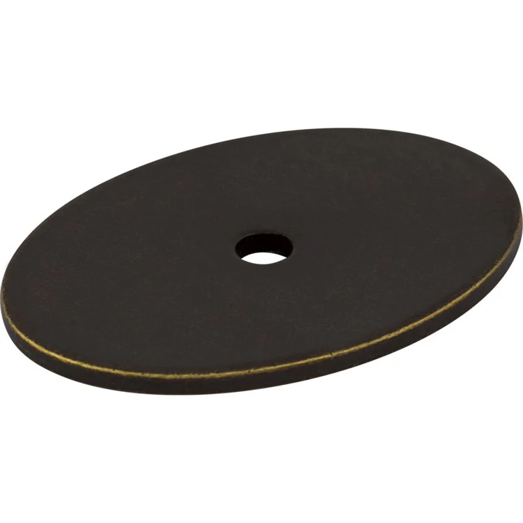 Backplate Sanctuary Oval 1-3/4 Inch German Bronze Steel TK62GBZ - Frankwebs