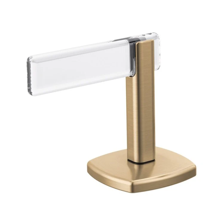 Handle Kit Allaria Zinc 2 Lever Polished Chrome / Clear Acrylic ADA for Widespread Lavatory - Frankwebs