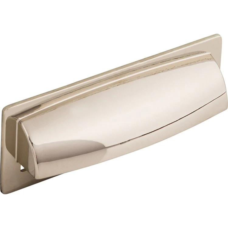 Pull Lynwood Hollin Cup for Decorative Hardware Polished Nickel Zinc Alloy 3-3/4 Inch - Frankwebs