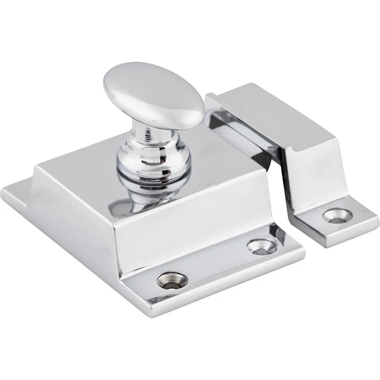 Door Latch Additions Cabinet Polished Chrome 2 x 2 x 1/2 Inch Zinc Alloy - Frankwebs