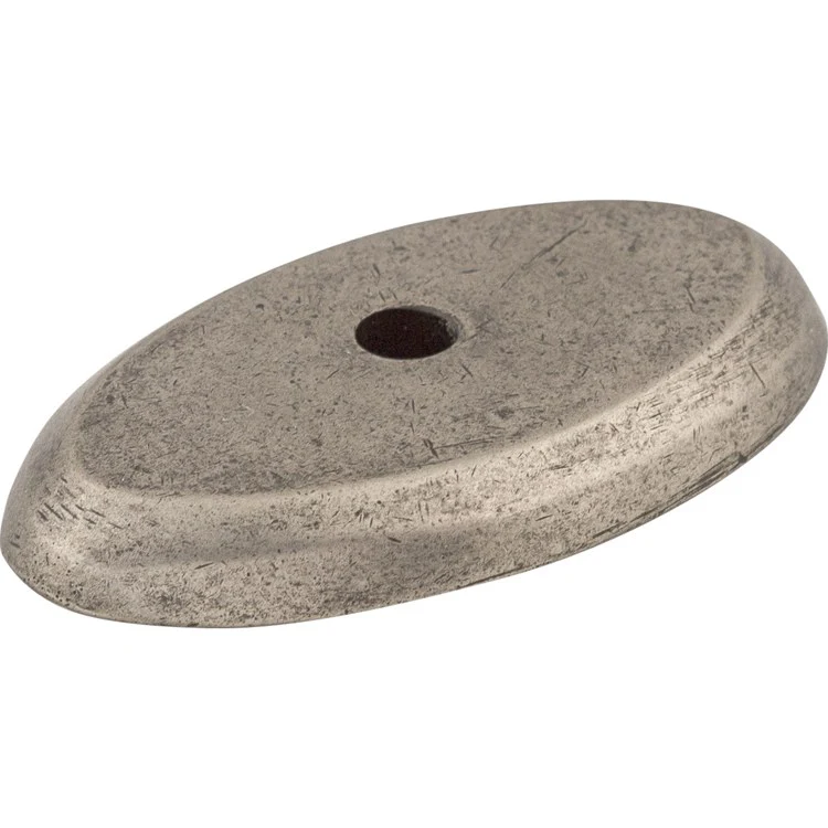 Knob Backplate Aspen Oval Silicon Bronze Light 1-1/2 Inch 1 Hole Bronze - Frankwebs