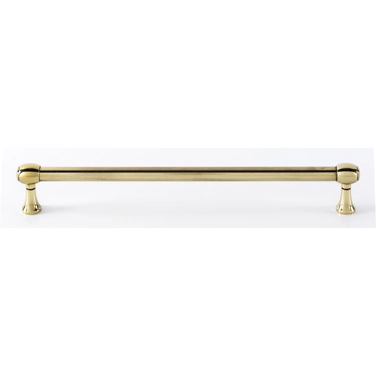 Pull Royale Polished Brass 8 Inch 8-3/4 Inch 1-1/4 Inch - Frankwebs