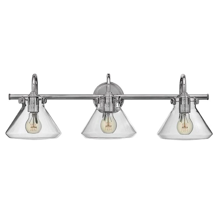 Congress Three-Light Bathroom Lighting Fixture - Frankwebs