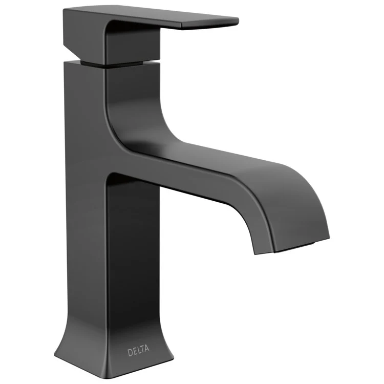 Lavatory Faucet Velum 1 Lever ADA WaterSense Matte Black 1.2 Gallons per Minute 3-3/4 Inch - Frankwebs
