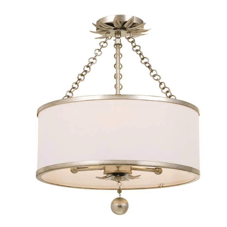 Broche Three-Light Flush Mount Ceiling Fixture - Frankwebs
