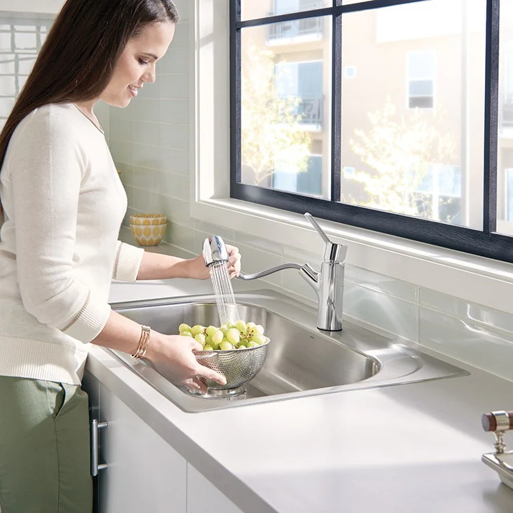 Method Single Handle Pull Out Kitchen Faucet - Frankwebs