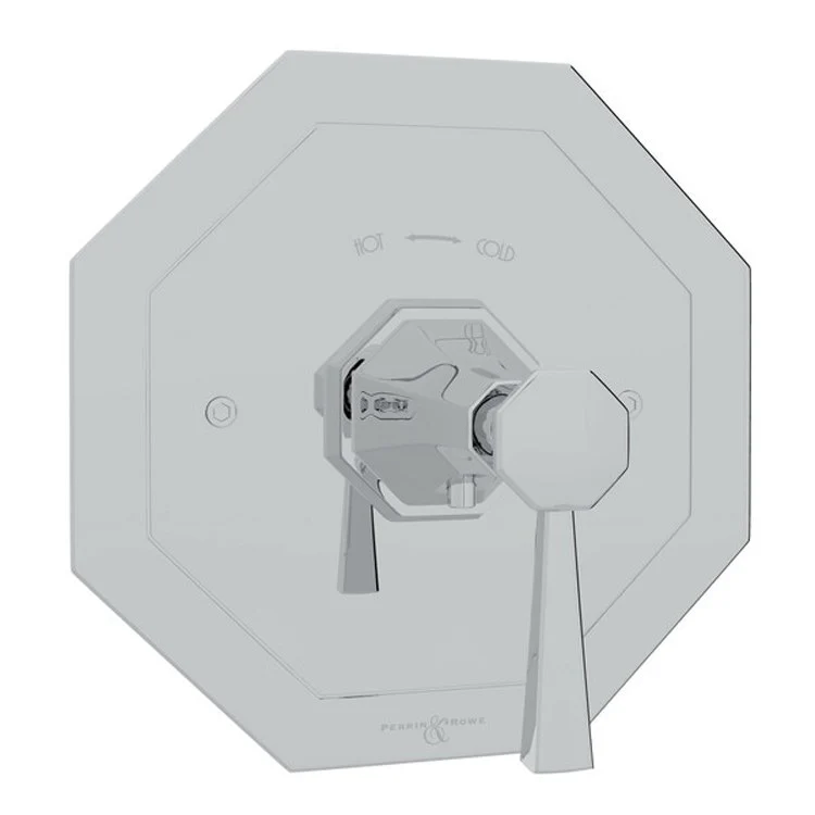 Thermostatic Trim Deco 3/4 Inch without Volume Control 1 Lever English Gold Brass - Frankwebs