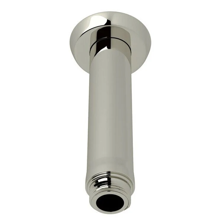 Shower Arm Holborn Polished Nickel 4 Inch 1/2 Inch Inlet & 1/2 Inch Outlet Brass Ceiling Mount - Frankwebs