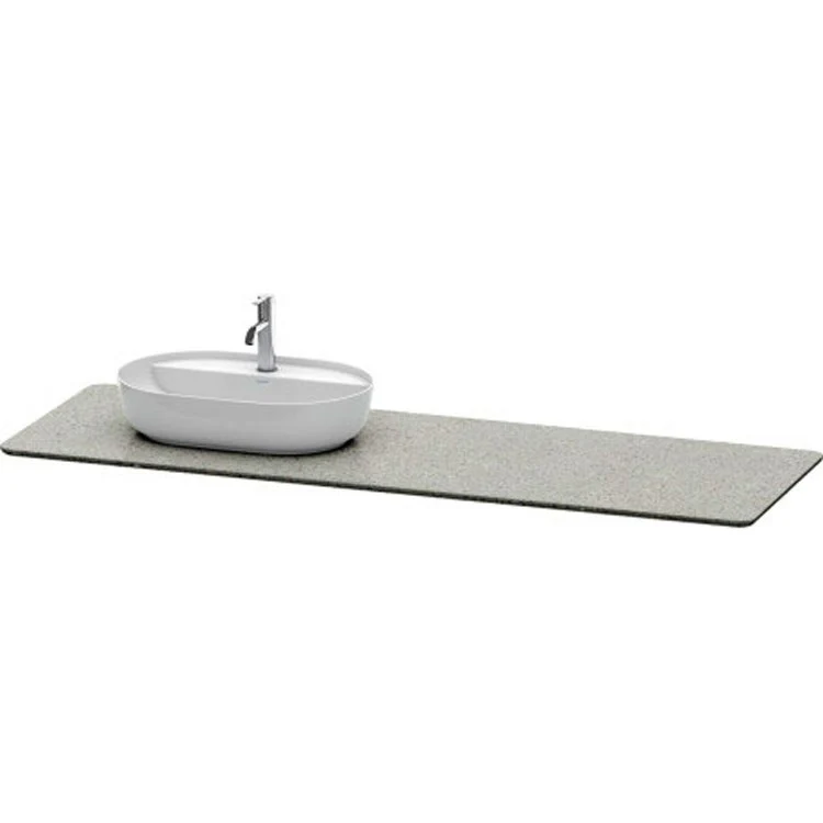 Lavatory Console Luv Sand Single Basin 70-1/4 x 23-3/8 Inch Quartz Left - Frankwebs