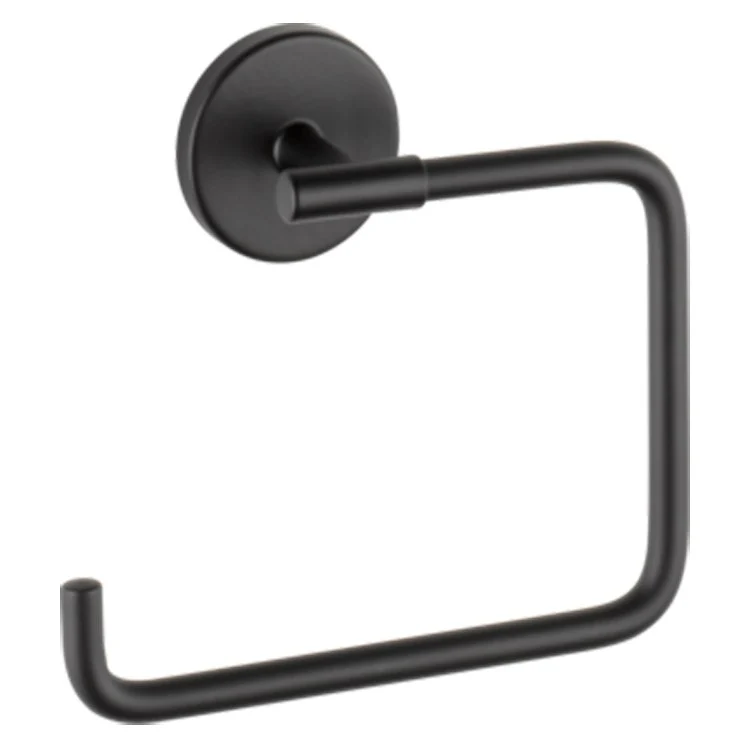 Towel Ring Trinsic Square Open Matte Black Zinc 2 Inch - Frankwebs