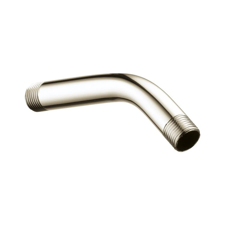 Shower Arm Lumicoat Black Stainless 5.5 Inch 1/2 Inch MNPT Brass Wall Mount 11/16 Inch - Frankwebs