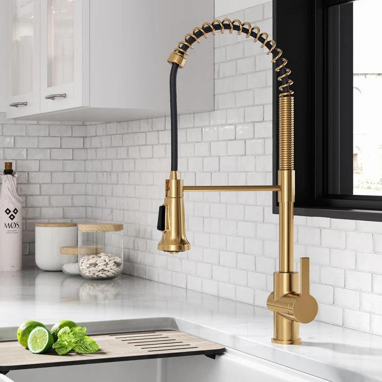 Britt Commercial-Style Pull Down Single Handle Kitchen Faucet - Frankwebs