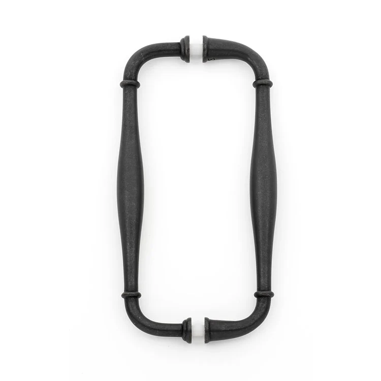 Pull Charlie's Back to Back Polished Nickel Brass 8 Inch 8-5/8 Inch 1-1/2 Inch - Frankwebs