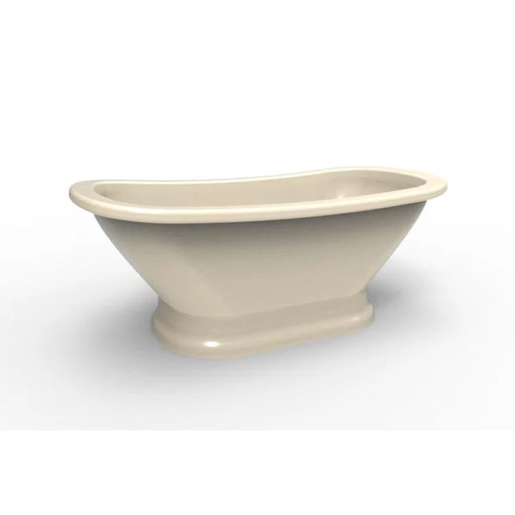 Air Tub Ston Collection Mitra Freestanding Almond Oval Hydroluxe SS 72 x 38 x 25-1/4 Inch - Frankwebs