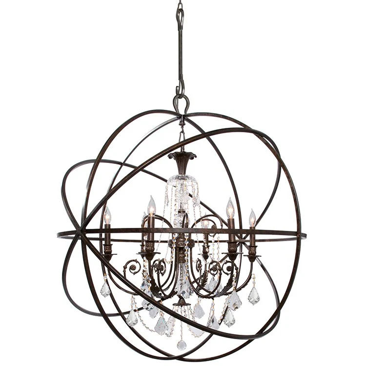 Solaris Six-Light Chandelier - Frankwebs