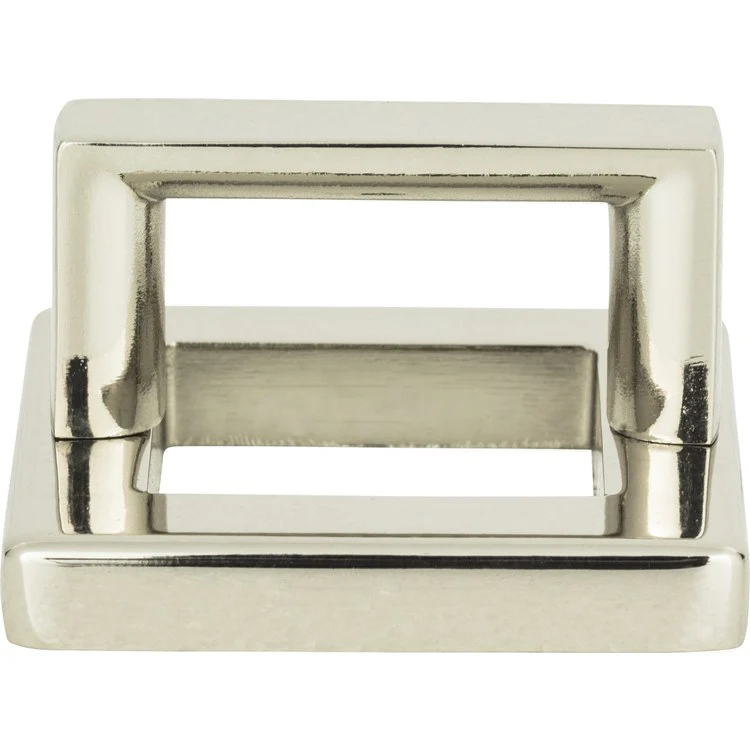 Drawer Pull Atlas Tableau Square Base & Top Brushed Nickel Zinc Alloy 1-7/16 Inch - Frankwebs