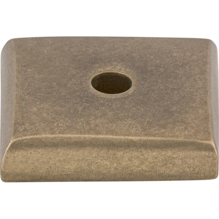 Knob Backplate Aspen Square Light Bronze 7/8 Inch 1 Hole Bronze - Frankwebs