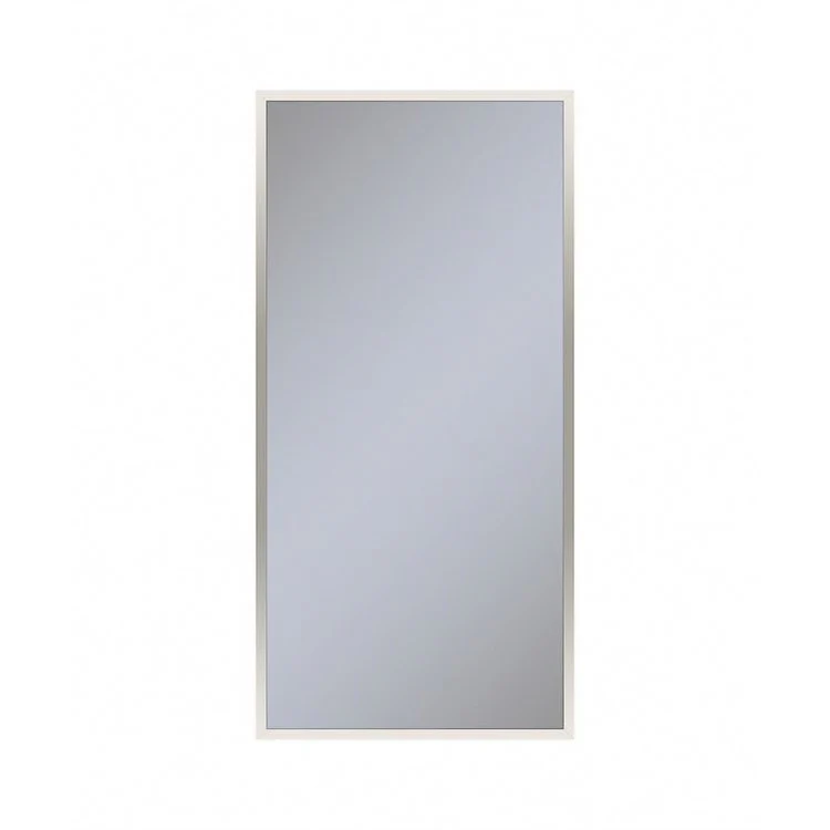 Medicine Cabinet Profiles 24W x 48H x 4D Inch 1 Doors Mirror Polished Nickel Flat Top Reversible Non-Electric - Frankwebs
