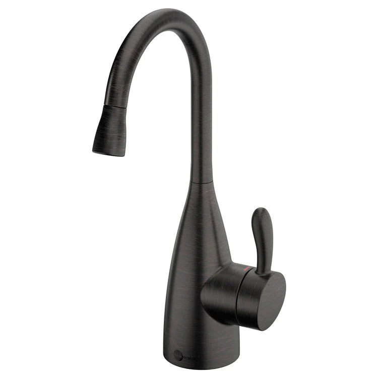 Hot Water Dispenser Showroom Transitional 1010 Instant 1 Lever ADA Gooseneck Swivel 360 DEG Classic Oil Rubbed Bronze - Frankwebs
