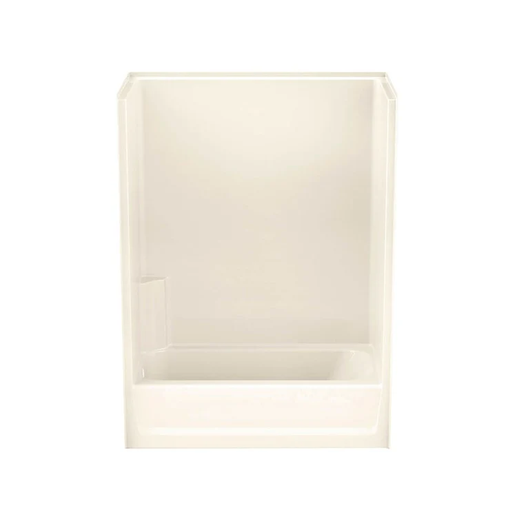 Tub and Shower Module Left Drain Almond 1 Shelf 50 Gallons 60 x 32 x 80-1/2 Inch - Frankwebs