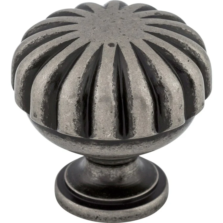 Knob Somerset Melon Round Oil Rubbed Bronze Zinc Alloy 1-1/4 Inch 1-1/5 Inch - Frankwebs