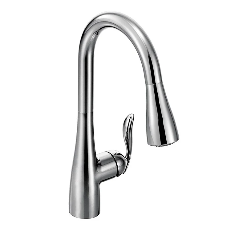 Arbor Single Handle High-Arc Pull Down Kitchen Faucet - Frankwebs